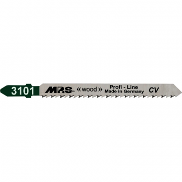 MPS decoupeer zaagblad CrV hout fijn Profi Wood Line lengte 100mm TPI 10 - blister van 5 stuks (3101-5)