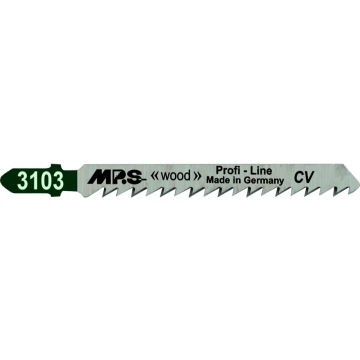 MPS decoupeer zaagblad CrV hout fijn Profi Wood Line lengte 100mm TPI 6 - blister van 5 stuks (3103-5)
