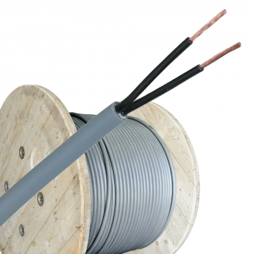Helukabel stuurkabel OZ-500 2x0.75mm2 Eca per haspel 500 meter
