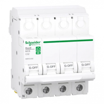 Schneider Electric automaat inklikbaar 4-polig 32A C-curve (R9FEC432)