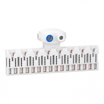 Schneider Electric Resi9 XE verdeelblok met connector 2-polig 8 modules (R9XEC608)