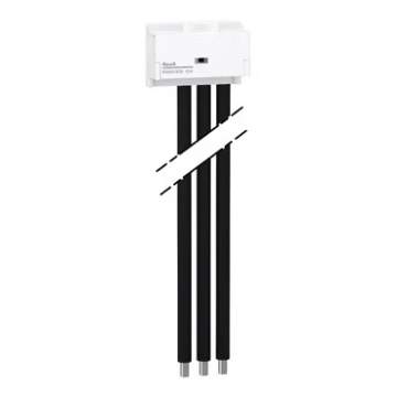 Schneider Electric Resi9 XE verdeelmodule 3-polig verticaal met connector kabel (R9XEV3CB)