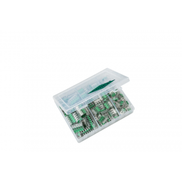 Conex transparante universele steekklemmen assortiment box 90 stuks (CH30093)