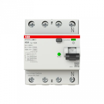 ABB Vynckier differentieelschakelaar 4-polig 40A 300mA type B (2CSF704557R3400)
