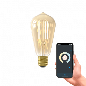 Calex Smart LED lamp filament E27 CCT 7W 806lm - dimbaar (5101001500)