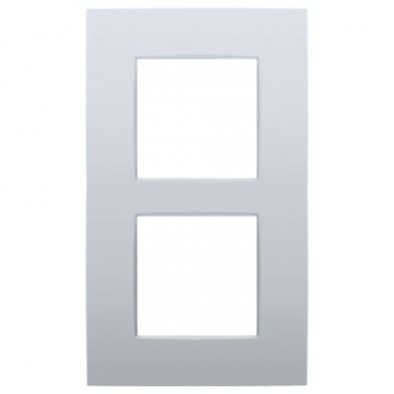 Niko afdekplaat 2-voudig 60mm centerafstand - Intense sterling (132-76200)