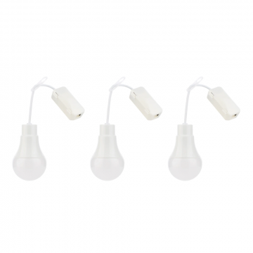 Bailey LED verhuisfitting met lamp 11W 1055lm koel wit 4000K wit - per 3 stuks (146699)