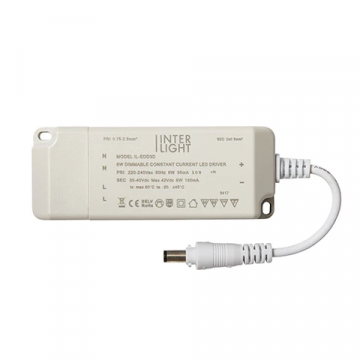 INTERLight Easyfit LED driver 8W 180mA-230V - dimbaar (IL-EDD3D)
