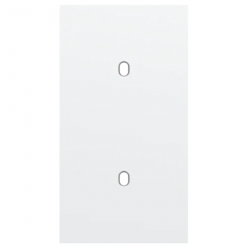 Niko Toggle afdekplaat tweevoudig verticaal 71mm - Steel White Coated (154-57851)