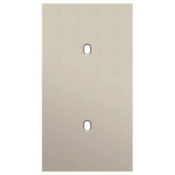 Niko Toggle afdekplaat tweevoudig verticaal 71mm - Steel Champagne Coated (166-57851)