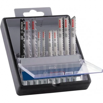 Bosch decoupeer zaagbladen Hardhoud em laminaat 83 mm - 10-delig ( 2 607 011 941 )