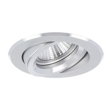 Yphix inbouwspot rond kantelbaar aluminium GU10 zaagmaat Ø70mm - diameter 82mm (50114401)