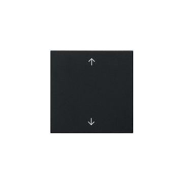 Gira S3000 bedieningsknop met pijltjes - Systeem 55 zwart mat (5361005)