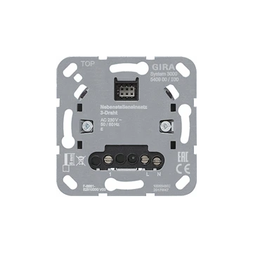 Gira Systeem 3000 neven drukdimmer 3 draads (540900)