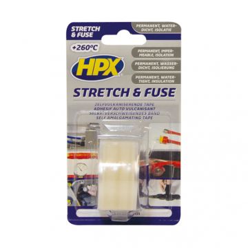 HPX stretch & fuse 25mm x 3 meter transparant (S12503)