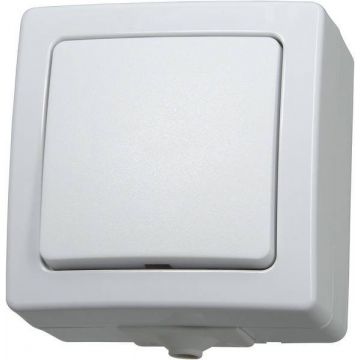 Kopp NAUTIC wisselschakelaar IP44 wit (565602002)