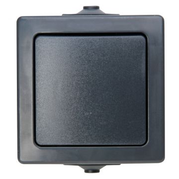 Kopp NAUTIC wisselschakelaar IP44 antraciet (565615002)