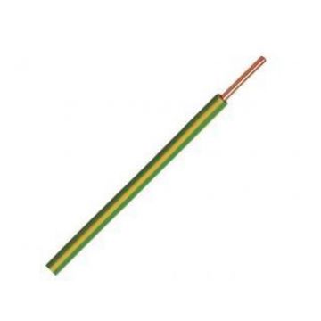 Waskönig+Walter VOB draad (H07V-U) 2.5mm2 geel/groen Eca - per rol 100 meter (769346)