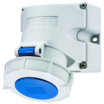 Mennekes CEE stopcontact schroefklem 3-polig 230V 6H 16A IP67 (9301)