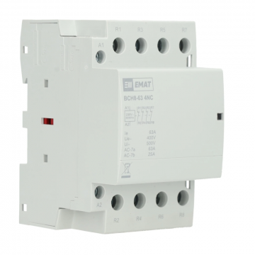 EMAT contactor 230/400V 63A 0 maak en 4 verbreek (85010011)