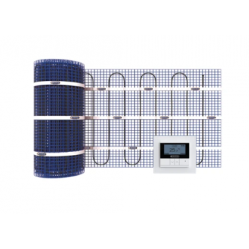 Henco elektrische vloerverwarmingsmat 1m2 150W met thermostaat (UFH-ELEC-150W-KIT)