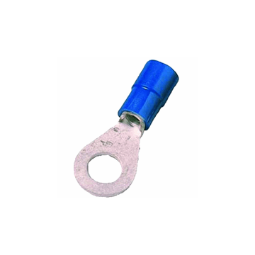 Intercable Q-serie DIN geïsoleerde kabelschoen ring recht 16 mm² M5 vertind - blauw per 50 stuks (ICIQ165)