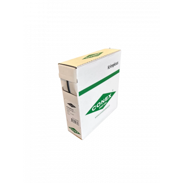 Conex krimpkous 6.5/3.0mm (2:1) - zwart rol 10 meter (CK52006B)