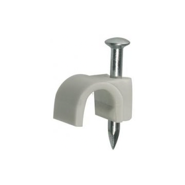 Helia nagelklem 2,5x40mm voor kabeldoorsnede 21mm - grijs per 50 stuks (321363)