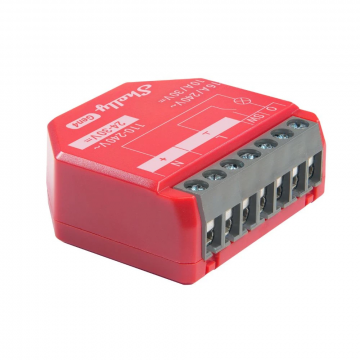 Shelly 1PM slimme schakelaar Gen4 met WiFi en Bluetooth (S4SW-001P16EU)