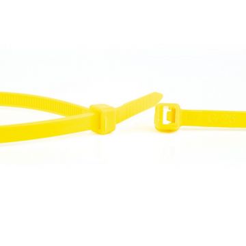 WKK colsonband 2.5x100mm geel - per 100 stuks (11032471)