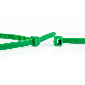 WKK colsonband 7.6x370mm groen - per 100 stuks (110227571)