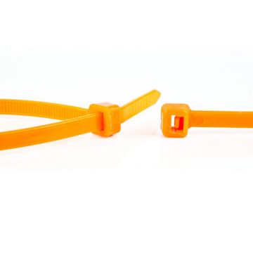 WKK colsonband 4.8x200mm oranje - per 100 stuks (110126371)