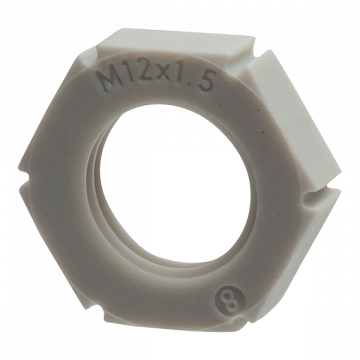 Wiska moer M12x1,5mm grijs (EMUG12)