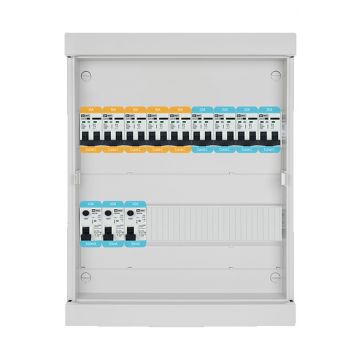 EMAT voorbedrade zekeringkast 36 modules 1 fase