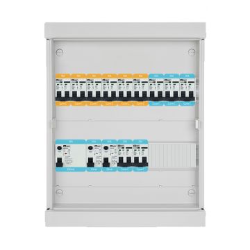 EMAT voorbedrade zekeringkast 36 modules 3 fase