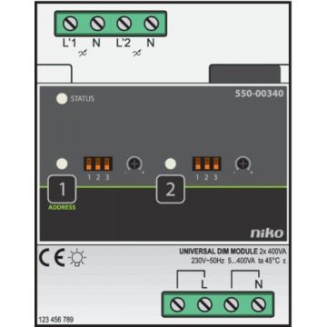 Niko dimactor opbouw - Home Control (550-00340)