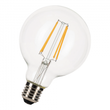 Bailey LED lamp filament helder globe E27 8W 900lm warm wit 2700K dimbaar (142585)
