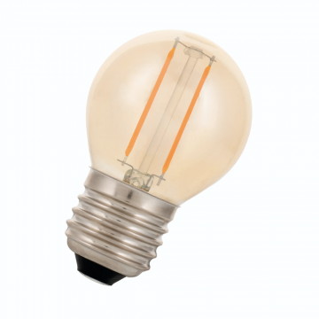 Bailey LED lamp filament kogel E27 2W warm wit 2200K niet dimbaar (80100039031)
