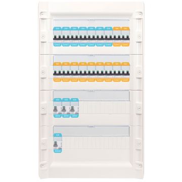 Legrand voorbedrade zekeringkast 72 modules 1 fase
