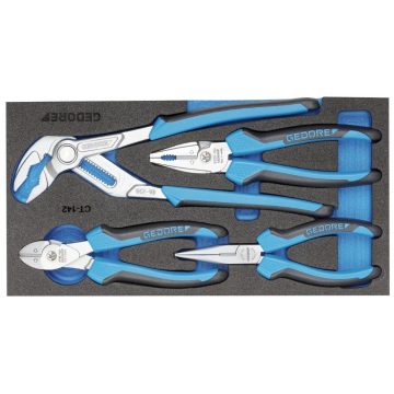 GEDORE tangenset in CT module 4-delig (1500 CT1-142)