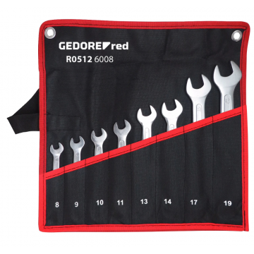 GEDORE RED dubbele steeksleutelset kort 6-22mm, 8-dlg (R05126008)