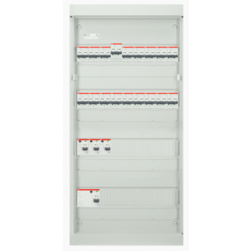 Vynckier voorbedrade zekeringkast 72 modules 3 fase