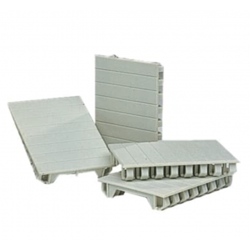 ABB Vynckier afdekstrook fix-o-rail kast 4-modules - grijs (4TBR610484C0200)
