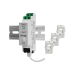 Shelly Pro 3EM 120A V2 energiemeter 3-fase met 3x CT klem 120A DIN-rail