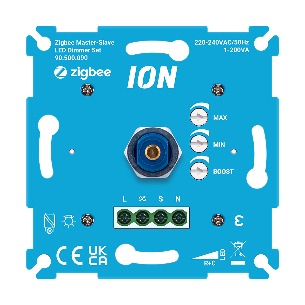 Miniatuur van ION industries universele LED dimmer set master + slave Zigbee 0.3-200W (90.500.090)
