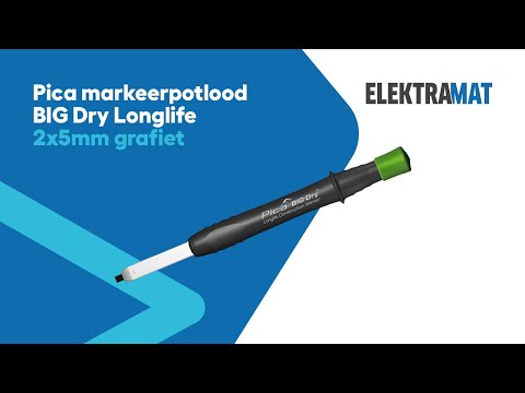 Miniatuur van Pica markeerpotlood BIG Dry Longlife 2x5mm grafiet (PI6060)