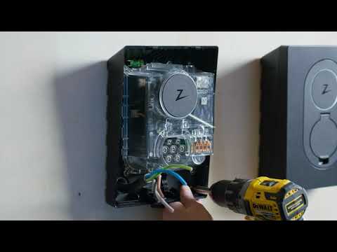 Miniatuur van Zaptec GO laadpaal (3.7 - 22kW) met mennekes WCD type 2 - zwart (ZM000688)