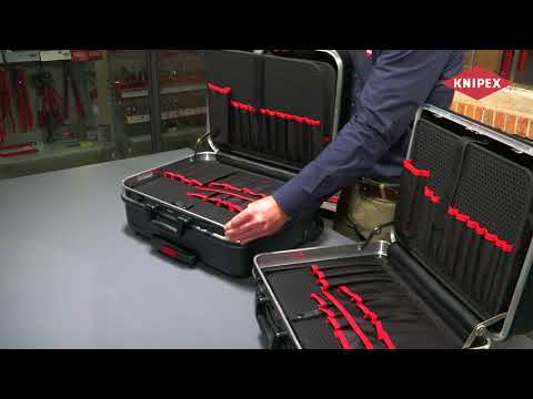 Miniatuur van KNIPEX gereedschapskoffer Economic ABS 465x200x410 voor circa 38 tools (002105LE)