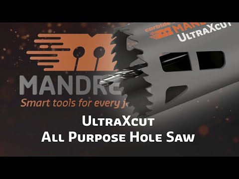 Miniatuur van Mandrex UltraXcut klokboor carbide MXqs all purpose Ø 68mm 60mm diep met adapter (MHTQ0068B)