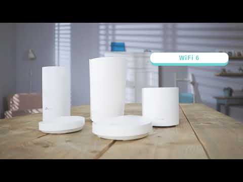 Miniatuur van TP-LINK mesh WiFi router 574Mbps op 2.4GHz-band + 1200Mbps op 5GHz-band per 2 stuks (Deco X20 2-pack)
